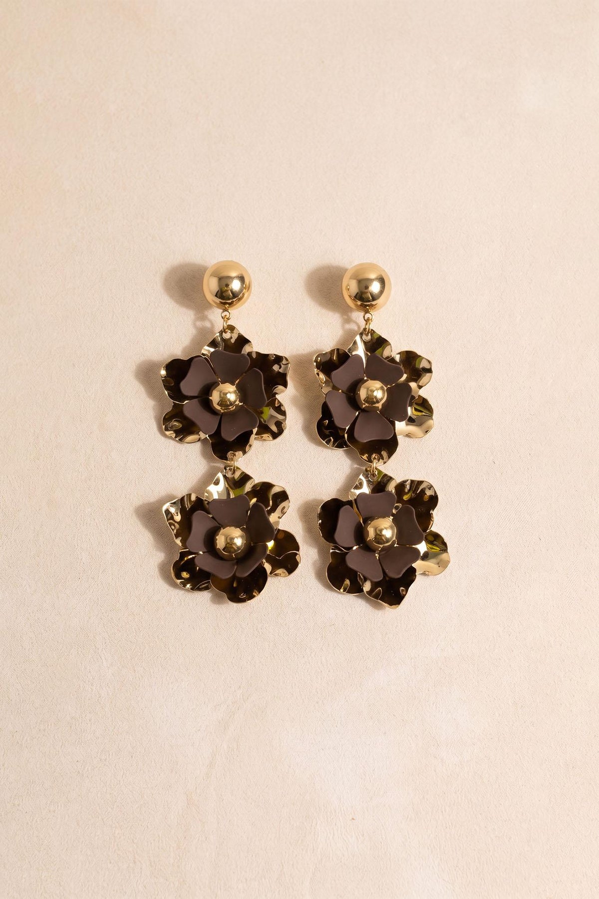 Pendientes Doble Flor Corinthia