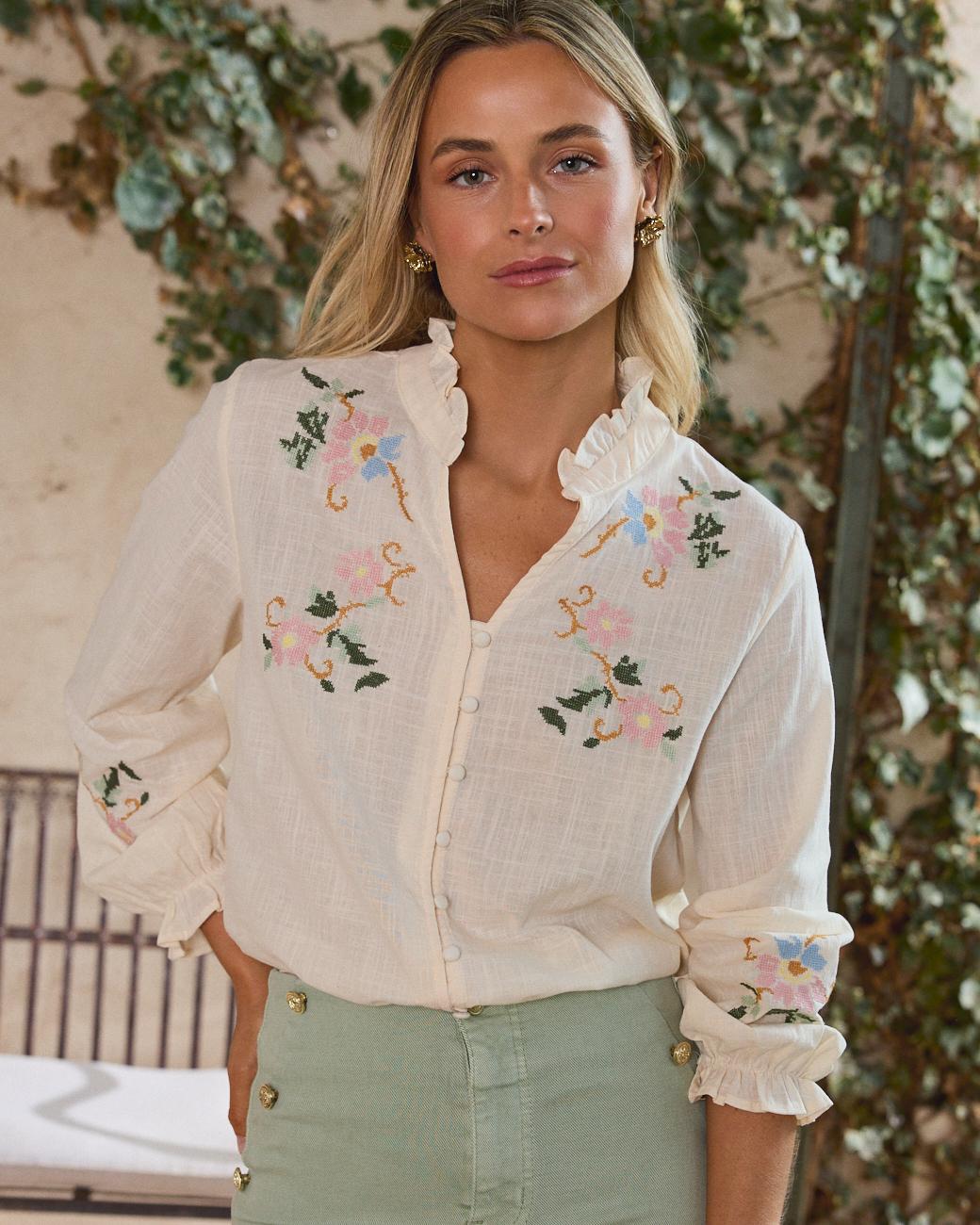 Camisa Bordados Julieta