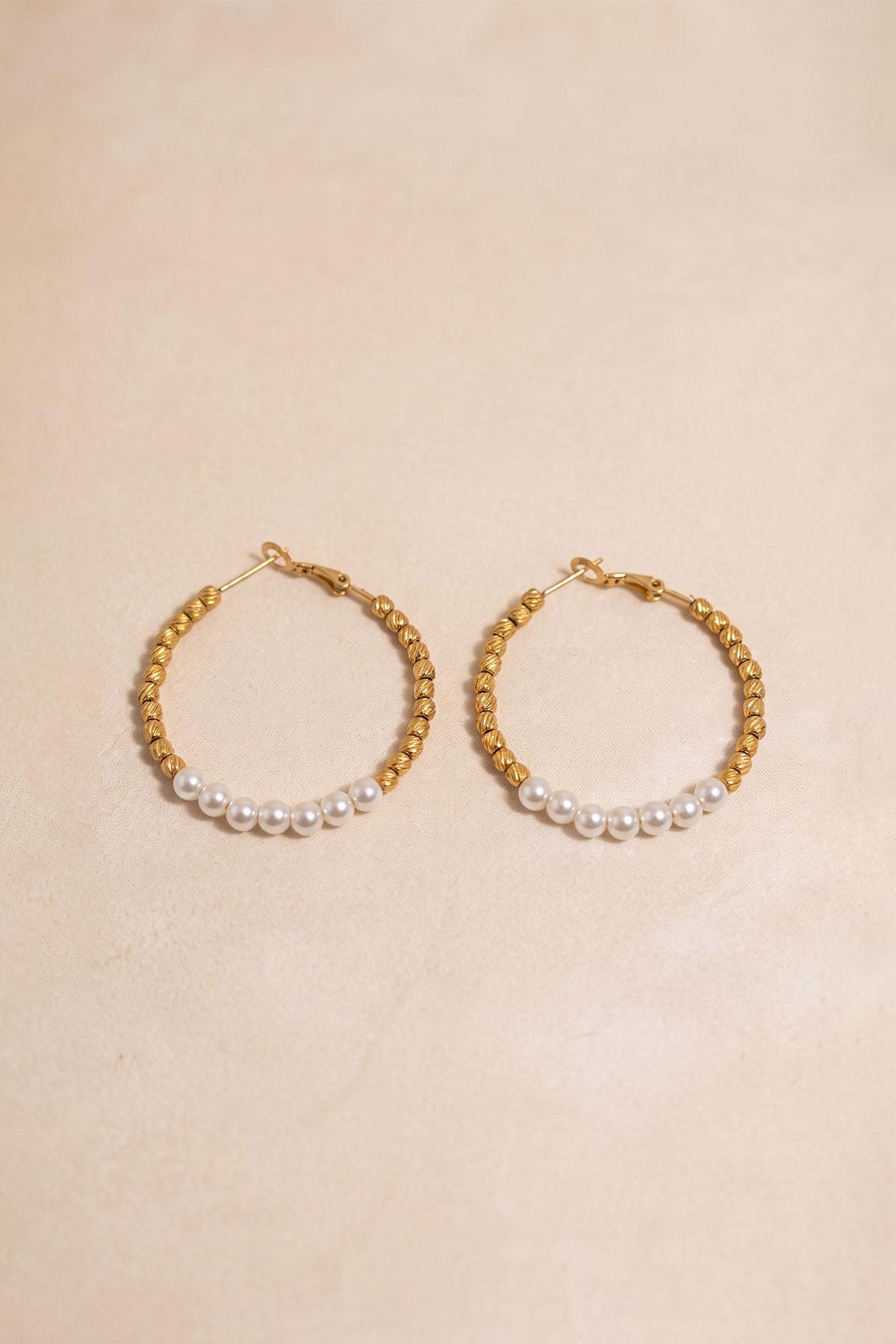 Pendientes Aro Perla