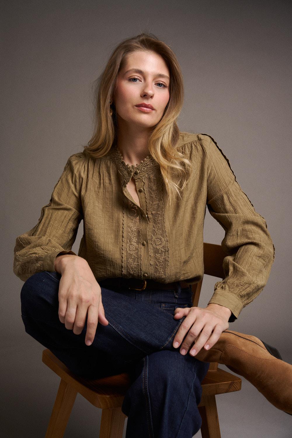Camisa Puntilla Léonie