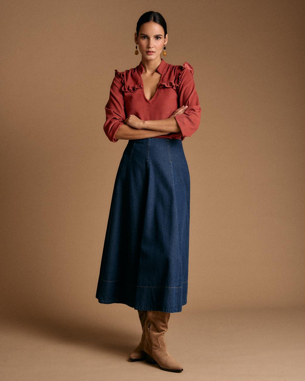 Blusa Volantes Vali