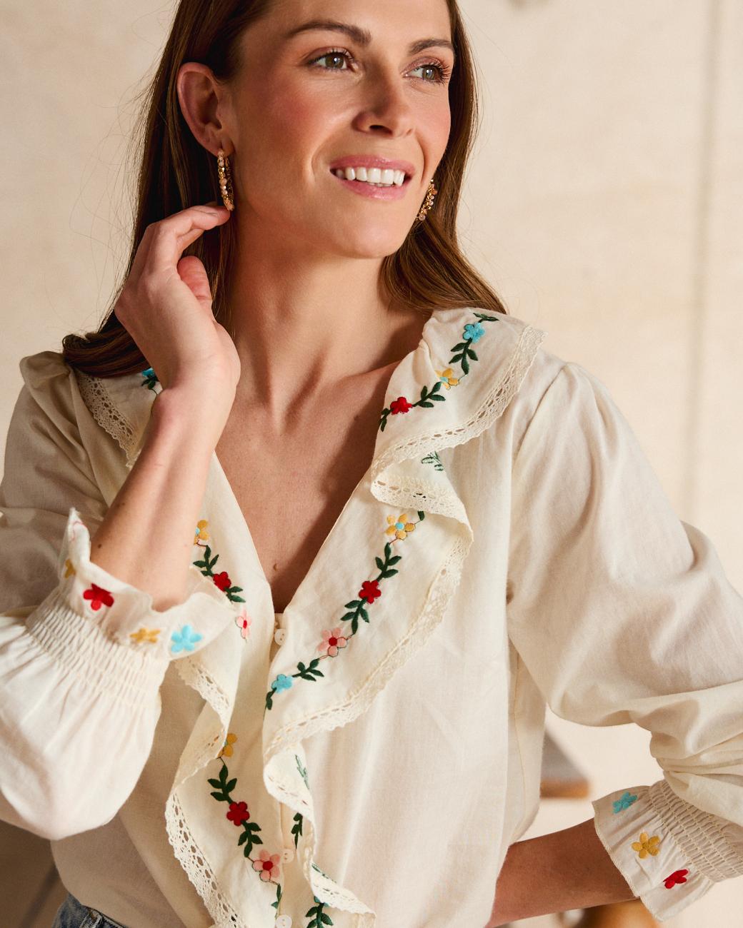 Camisa Volante Liliana