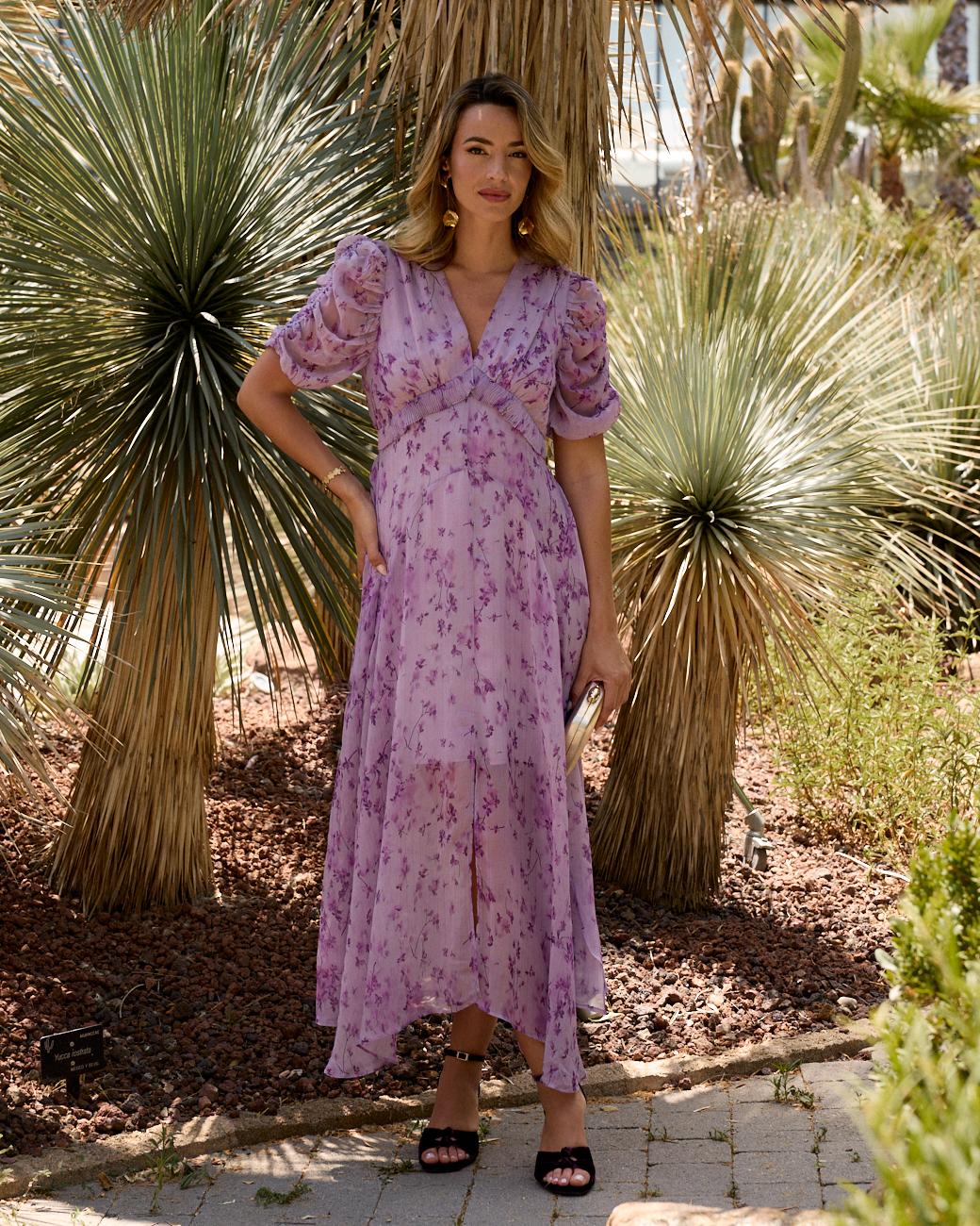 Vestido Largo Volani