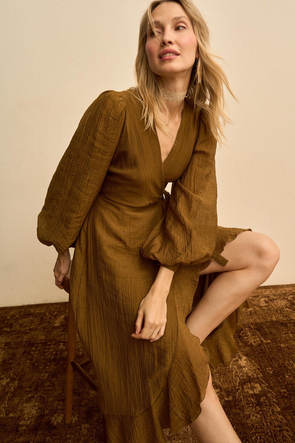 Vestido Bajo Escote Silvia