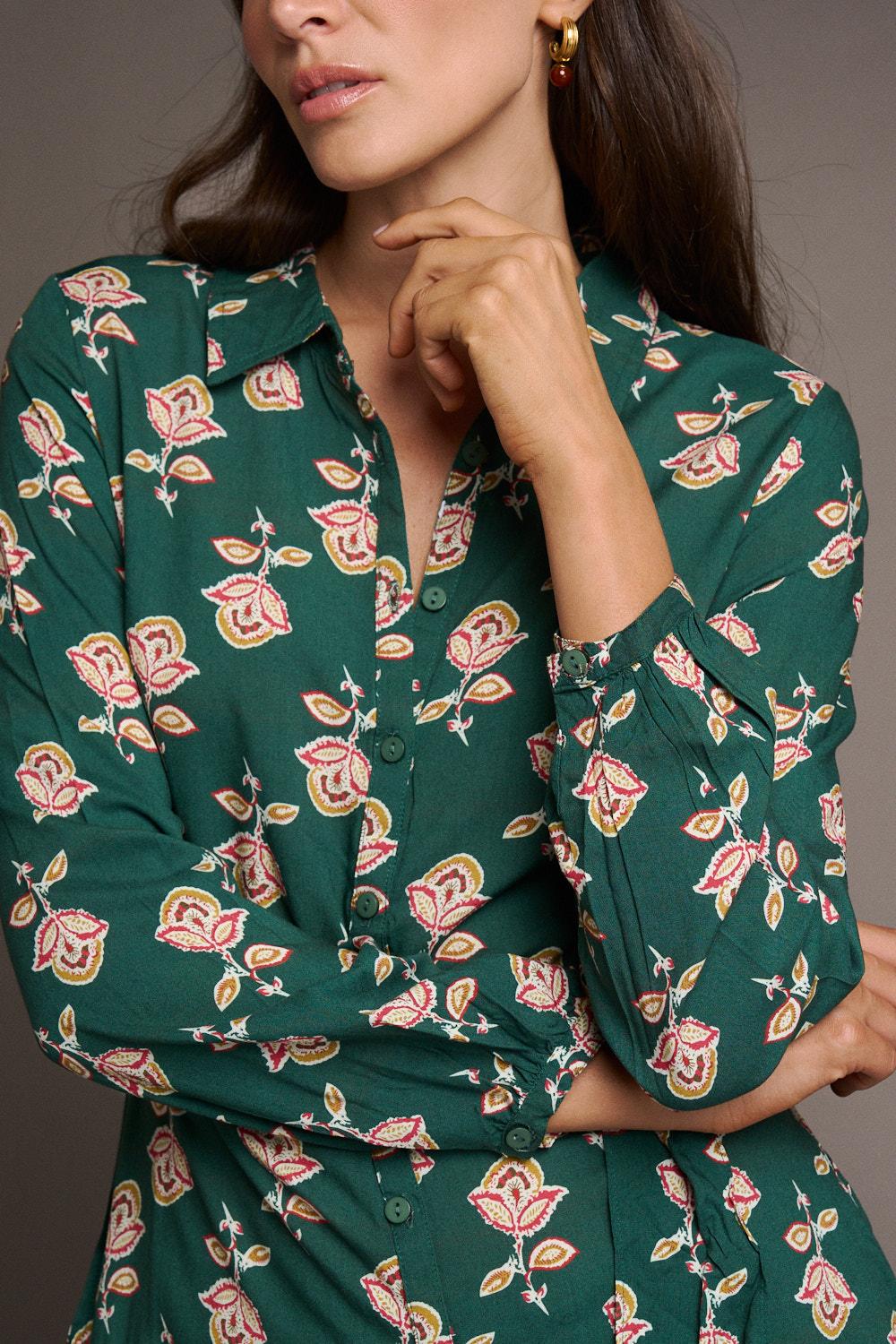 Vestido Midi Floral Maica