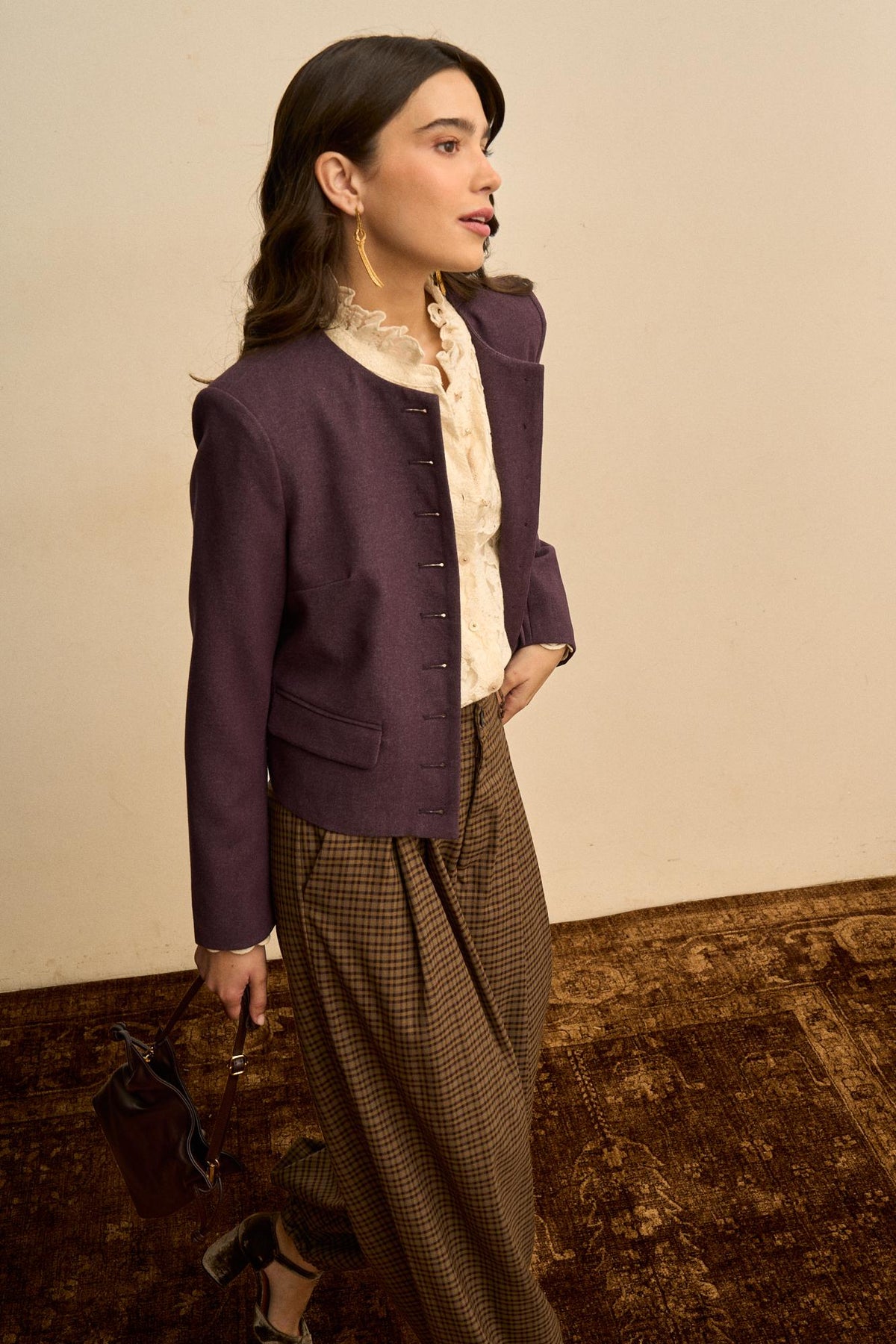 Chaqueta Cuello Redondo Esmée