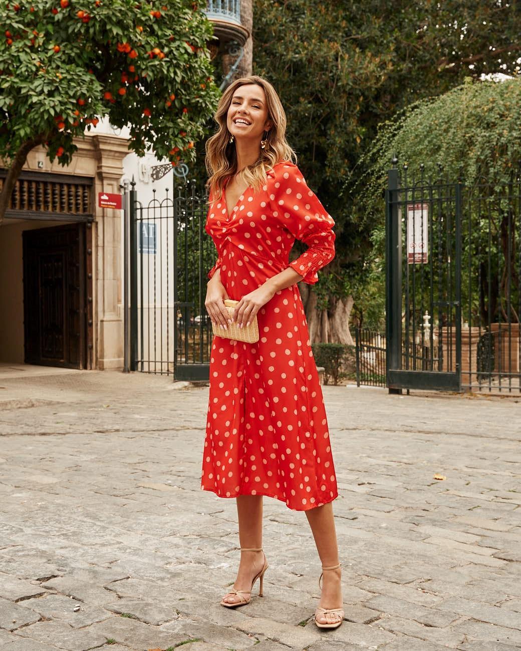 Vestido Lunares Azucena