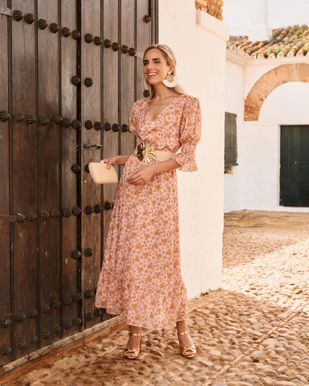 Vestido Flores Opera
