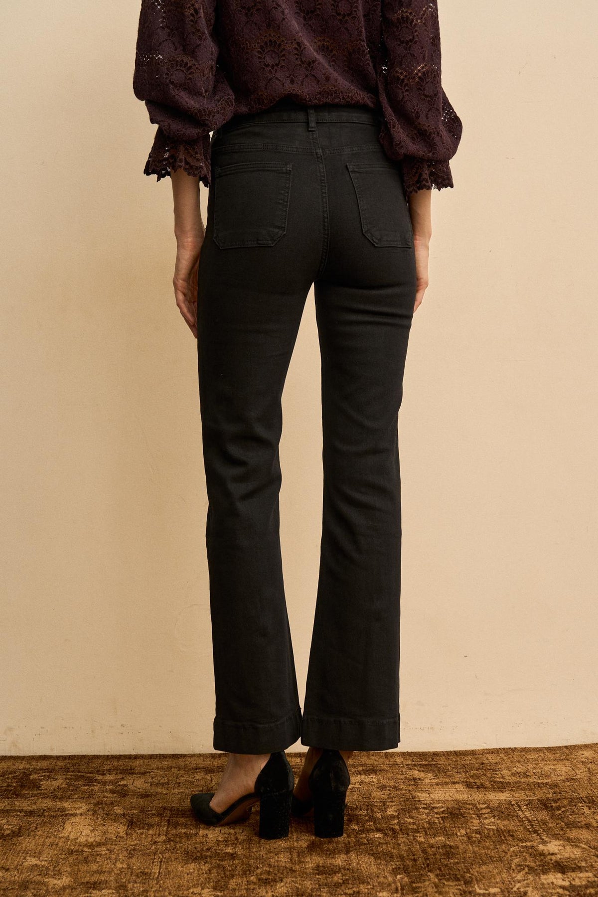 Pantalón Denim Bolsillos Elvire