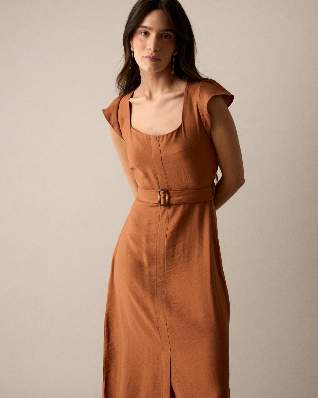 Vestido Marrón Lola