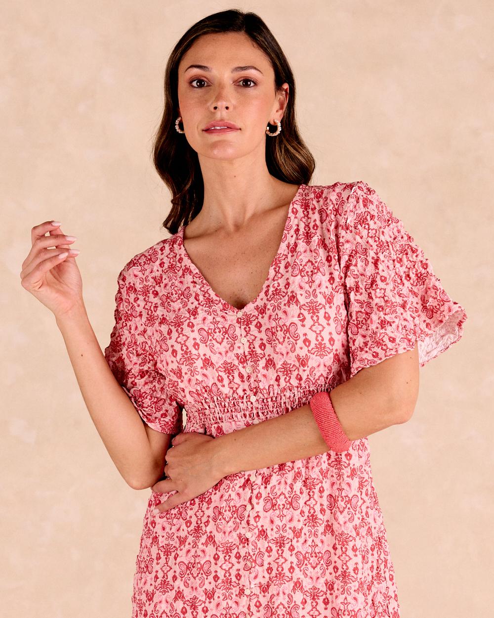 Vestido Largo Damasco