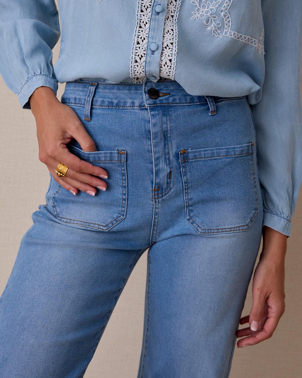 Pantalón Vaquero Bolsillos Yola