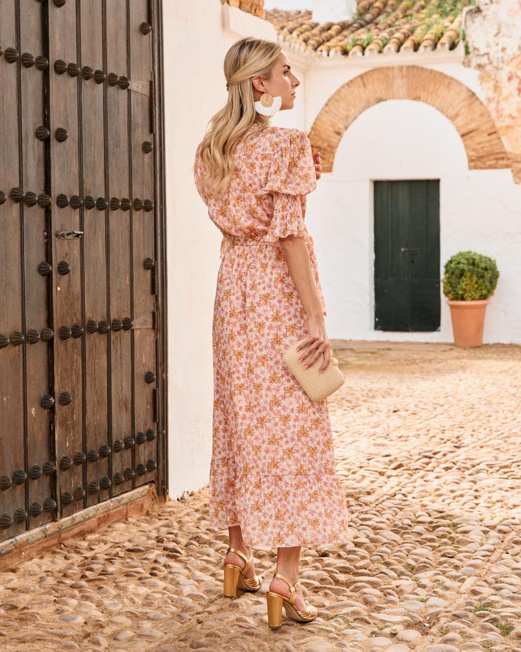 Vestido Flores Opera