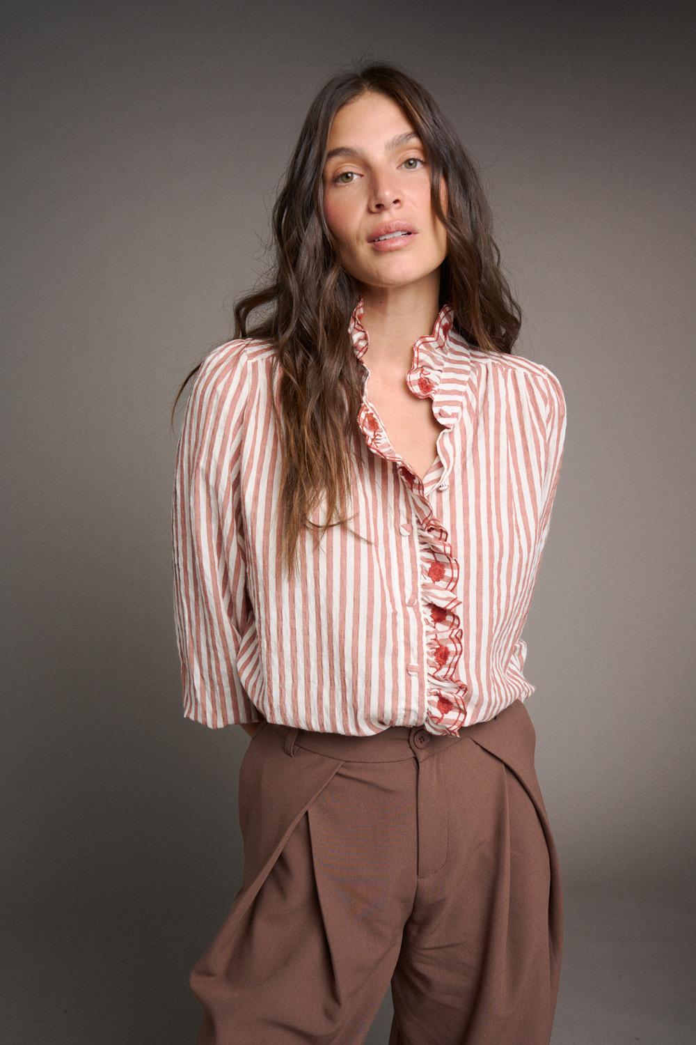 Blusa Rayas Colomara