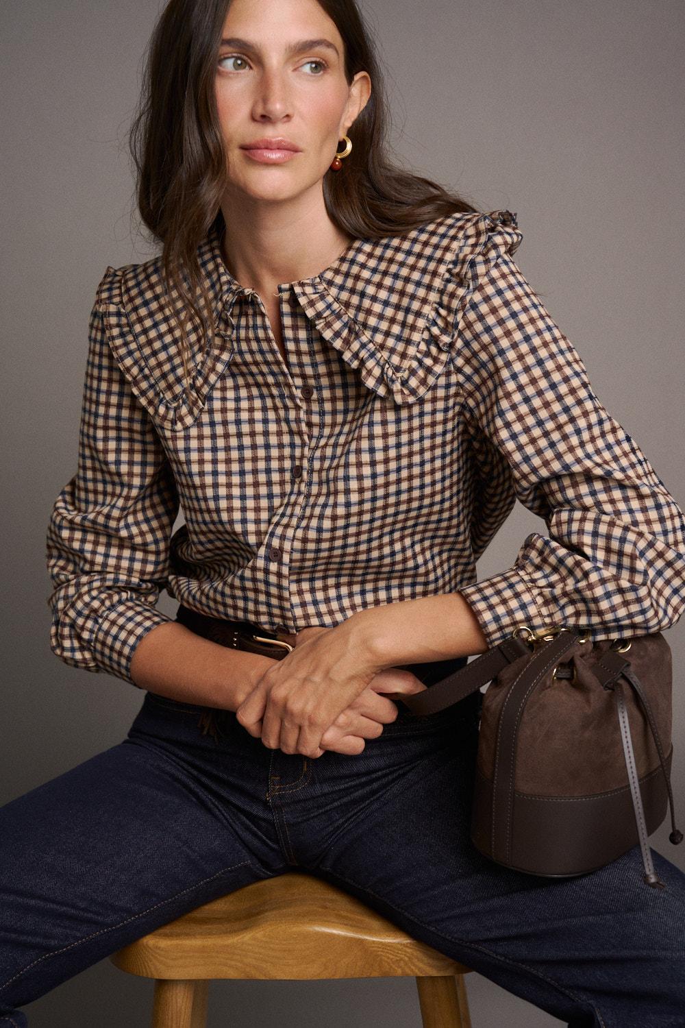 Blusa Cuadros Bérénice