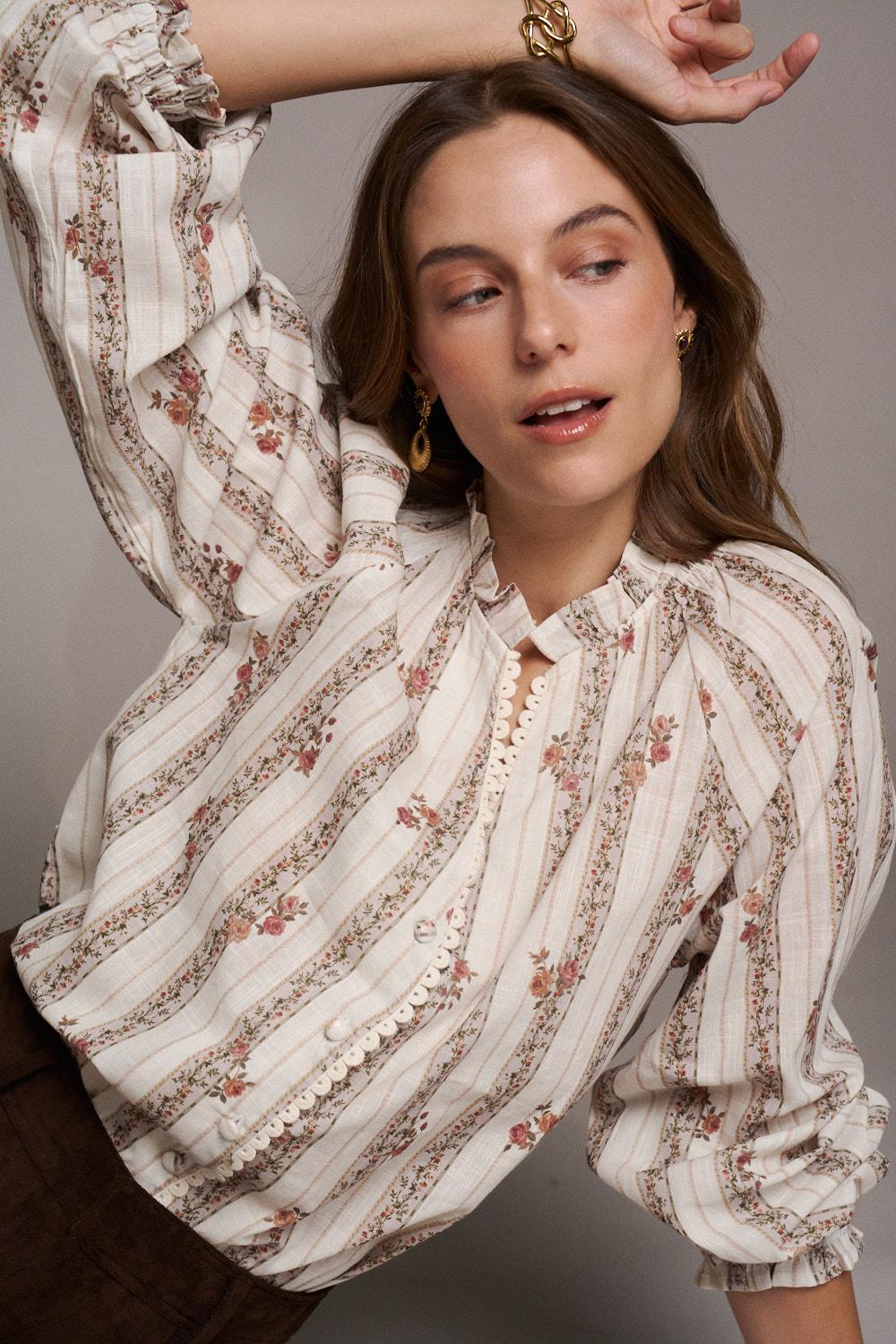 Blusa Estampado Floral Clementina