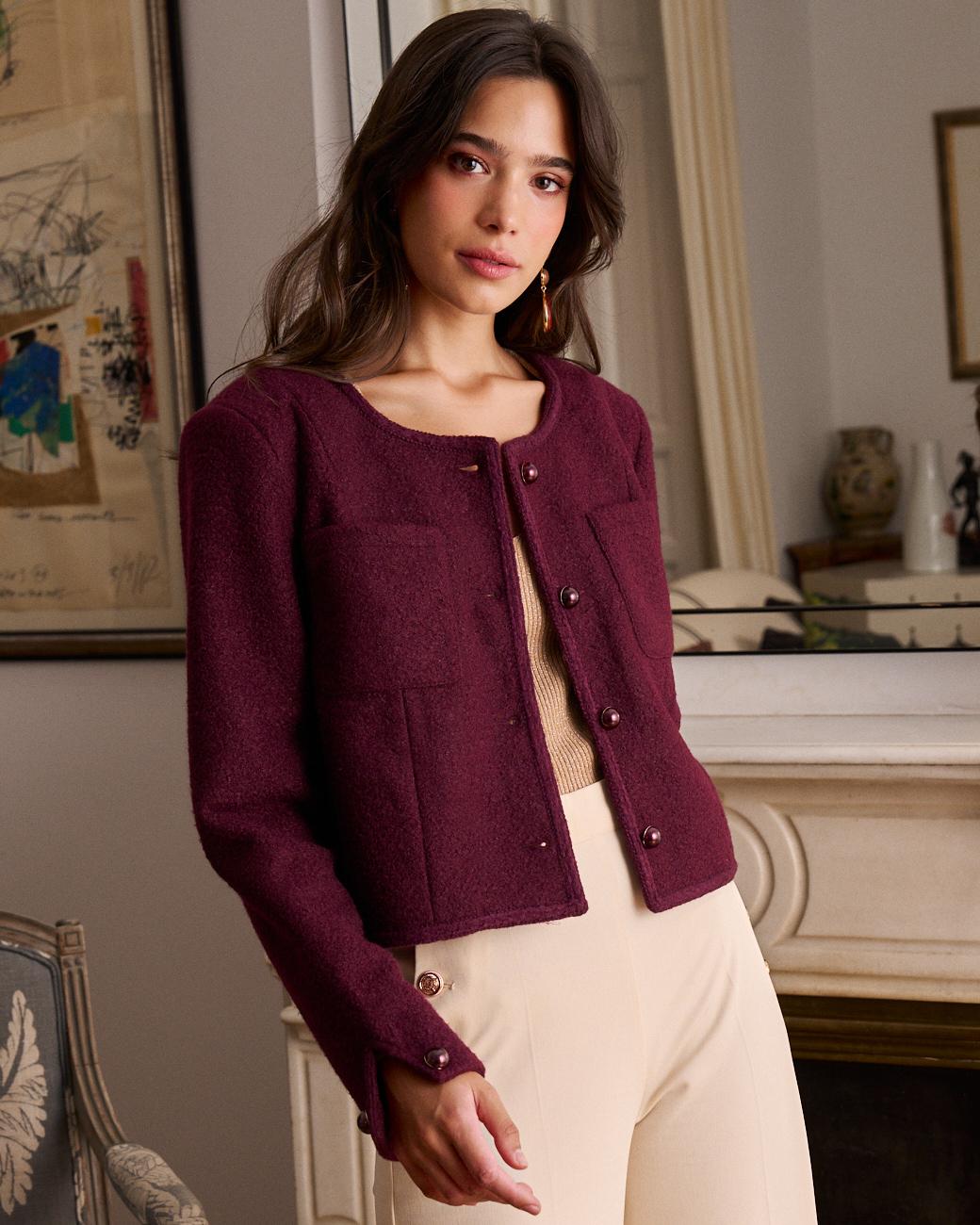 Chaqueta Burdeos Lorel
