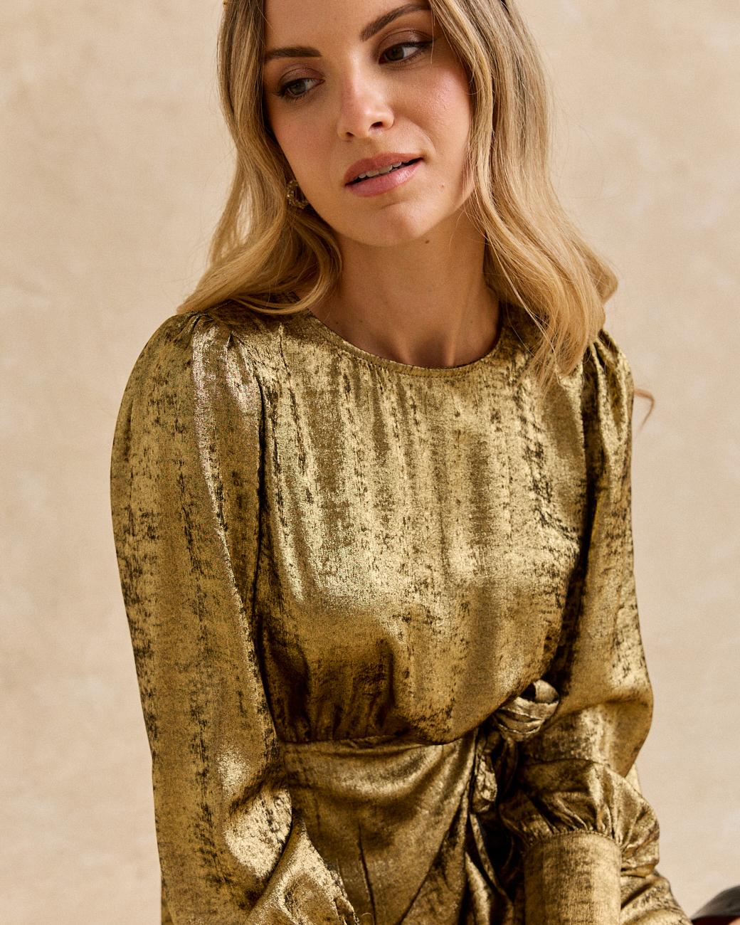 Vestido Dorado Melisa