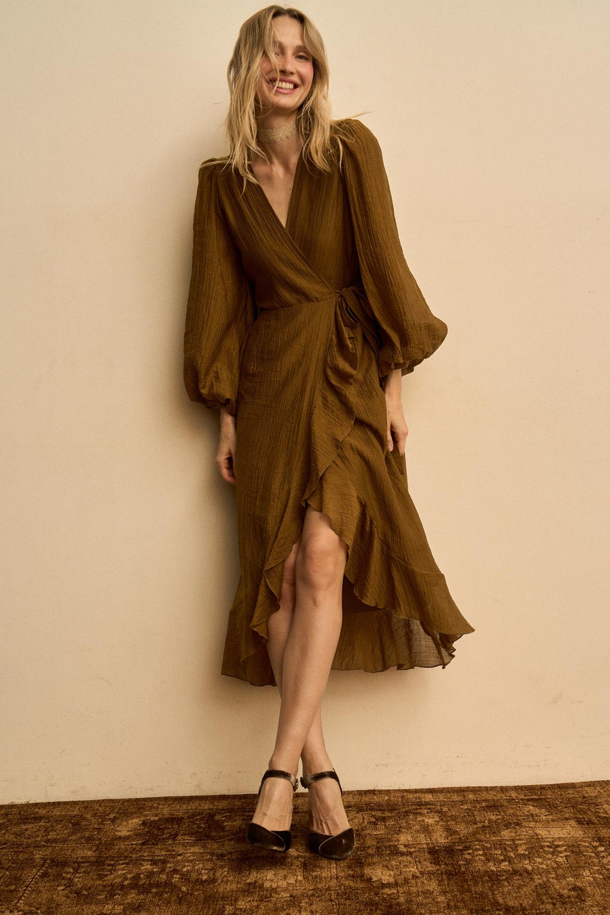 Vestido Bajo Escote Silvia