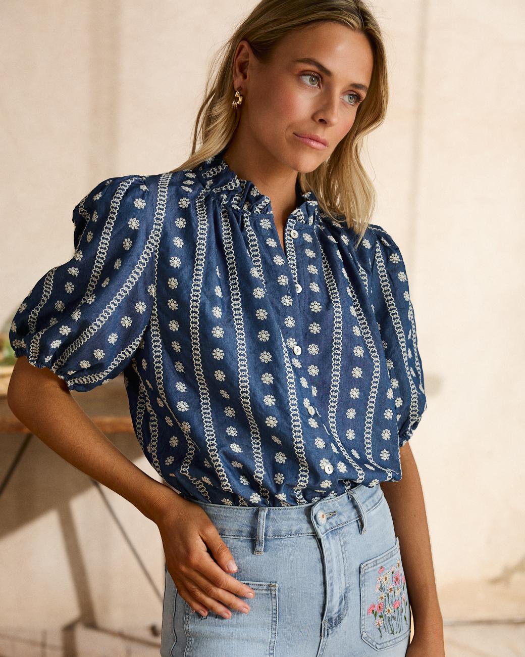 Camisa Bordados Anna