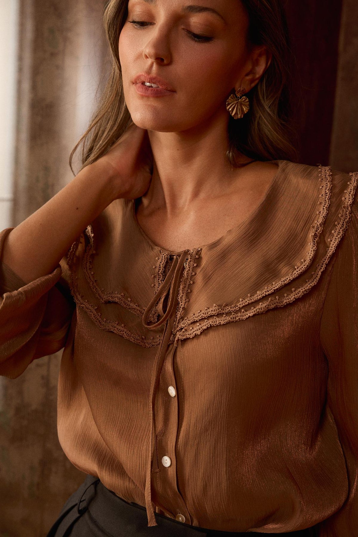 Blusa Volantes Romy