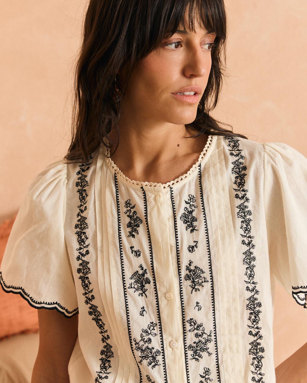 Camisa Bordado Rubina