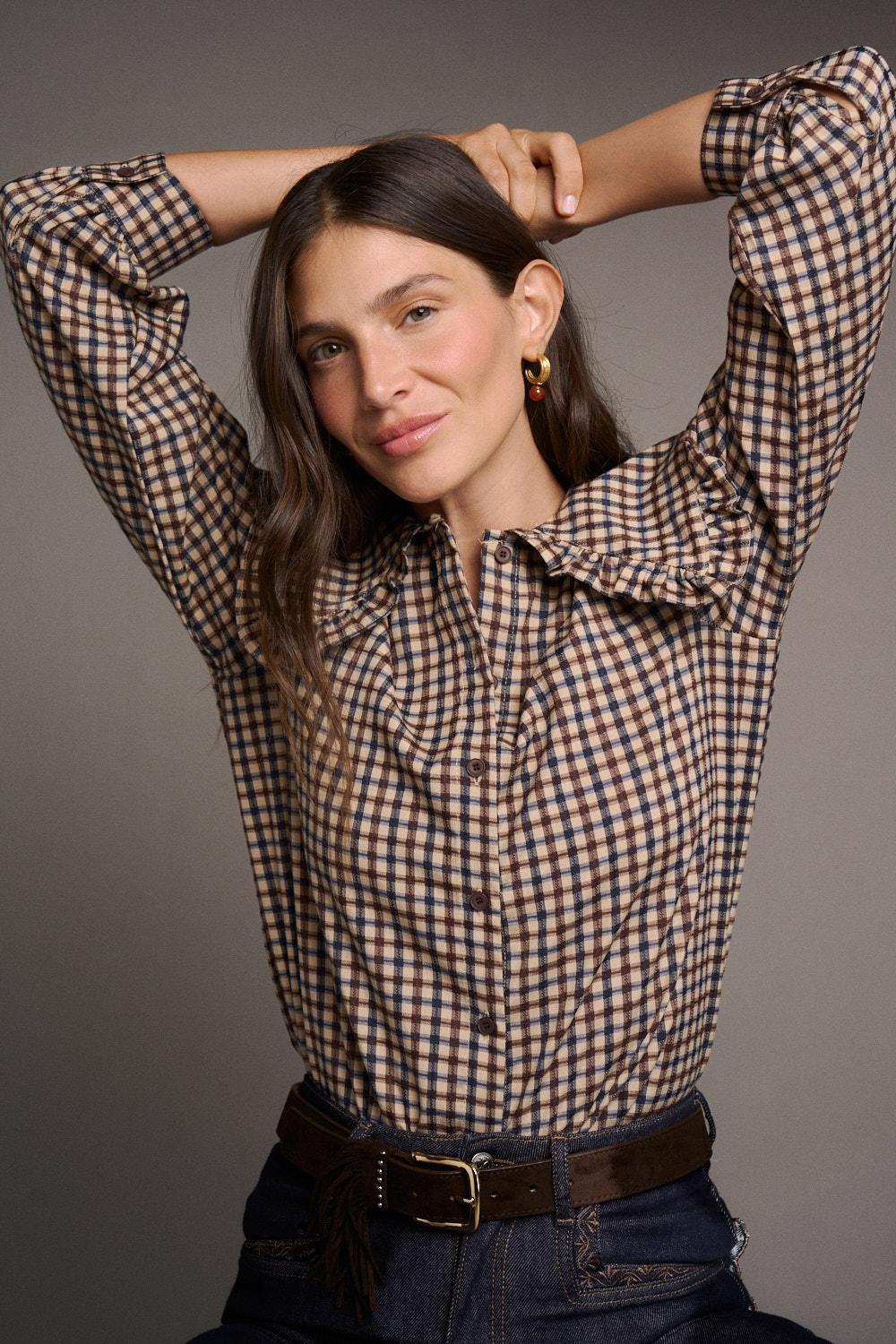 Blusa Cuadros Bérénice