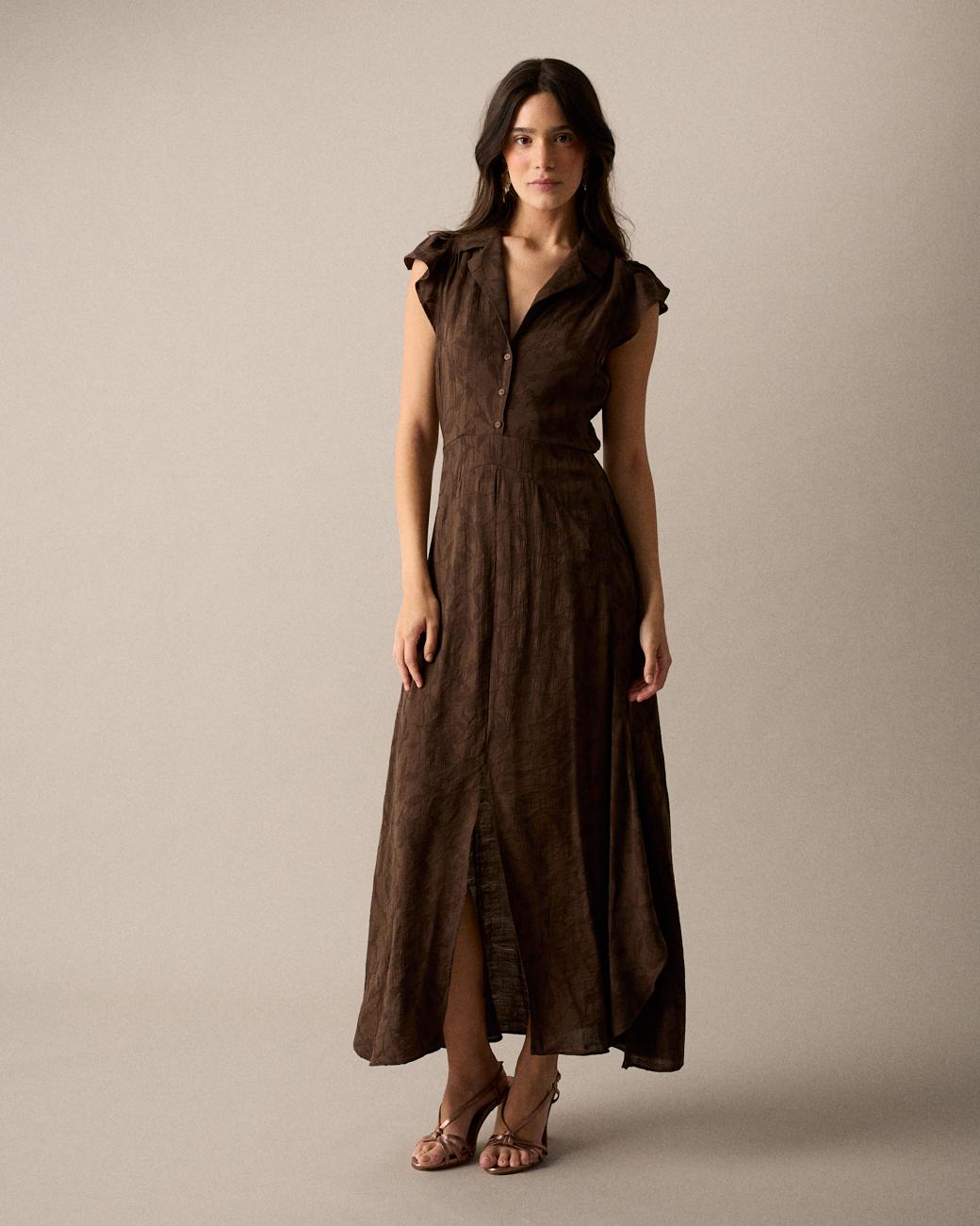 Vestido Marrón Eire