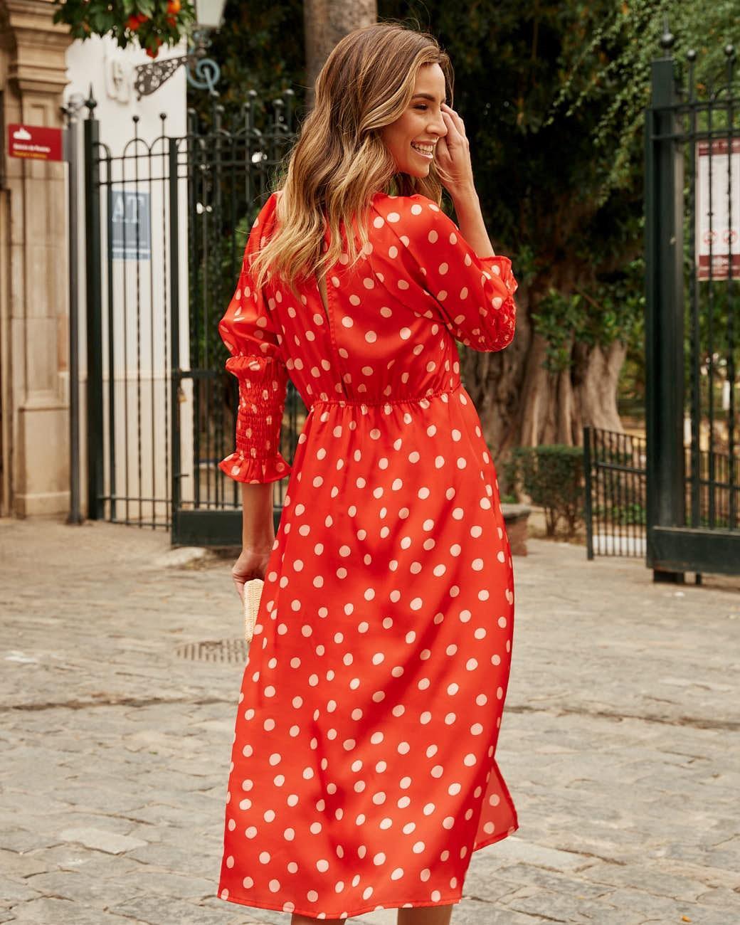 Vestido Lunares Azucena