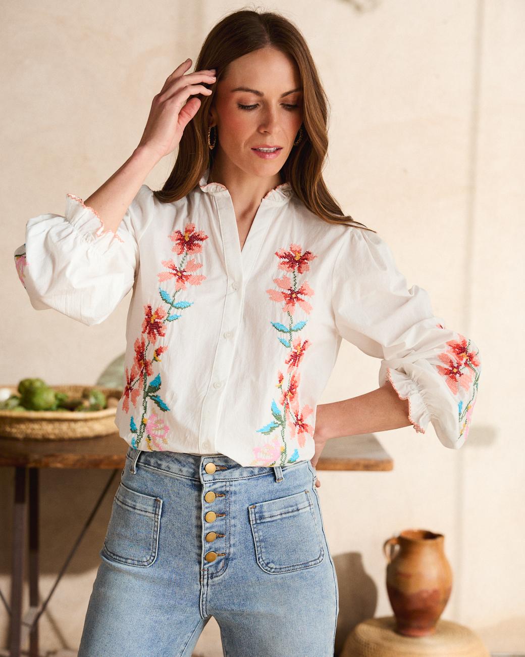 Camisa Bordado Fiona