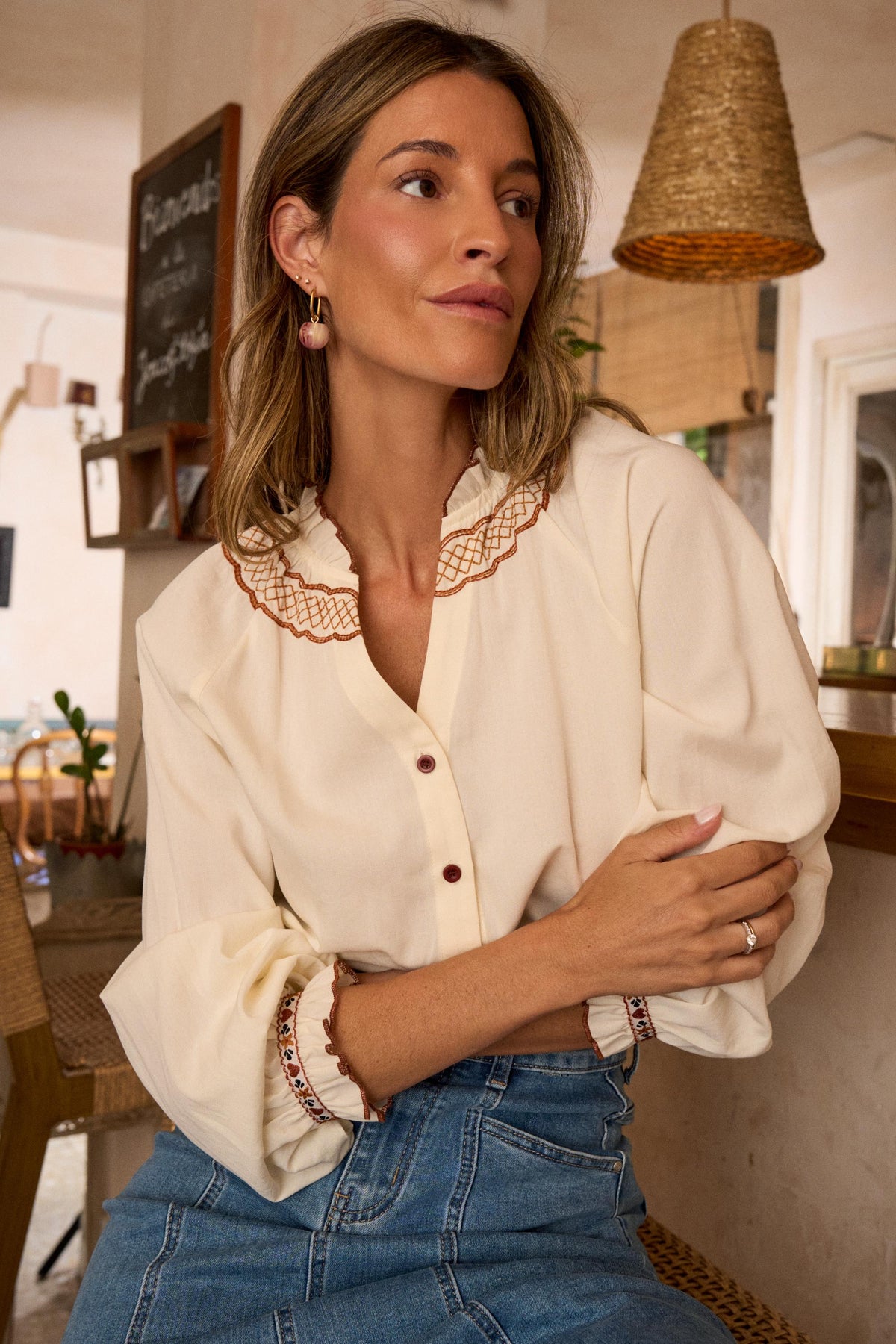 Camisa Bordado Alana