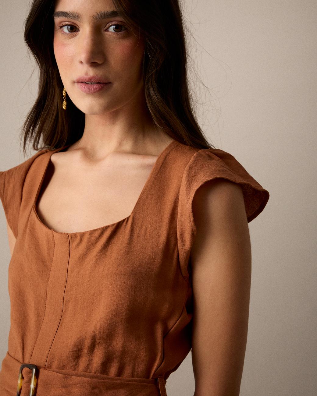 Vestido Marrón Lola