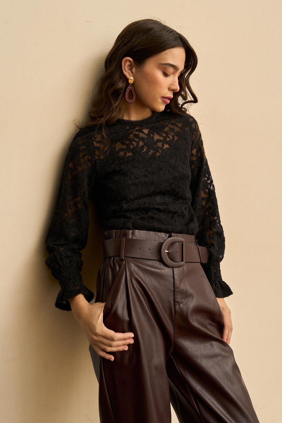 Blusa Encaje Floral Maëva