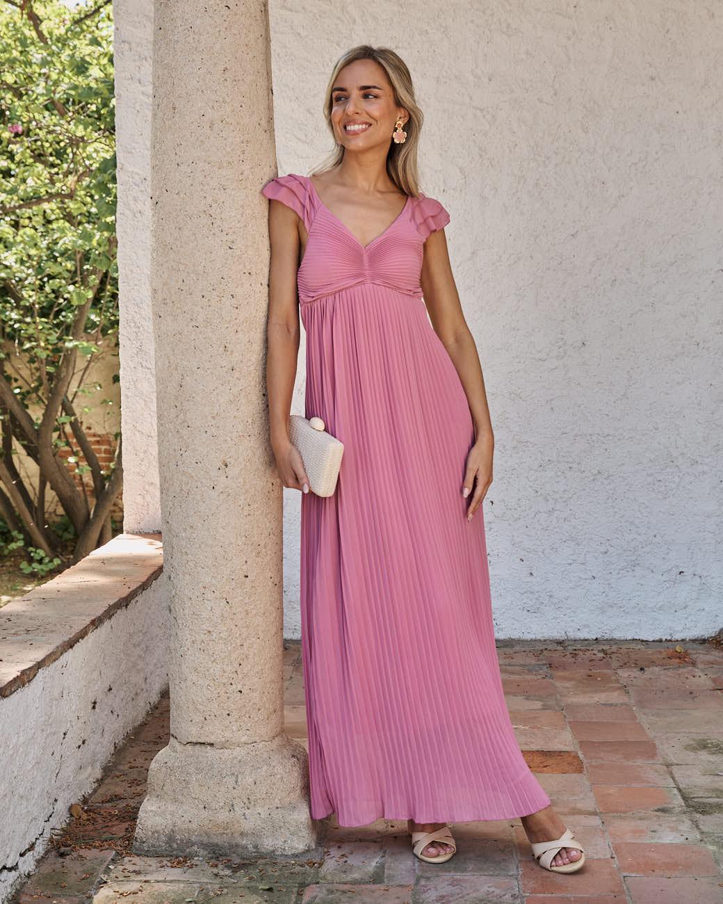 Vestido Plisado Elsa