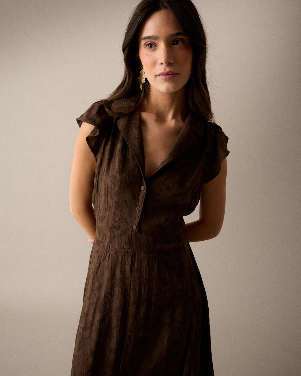 Vestido Marrón Eire