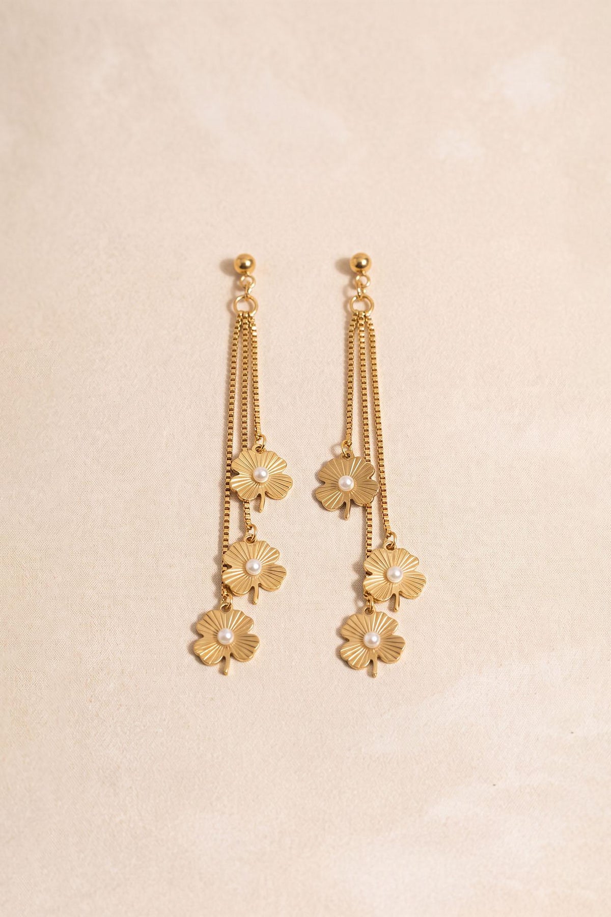 Pendientes Largos Flores Bernarda