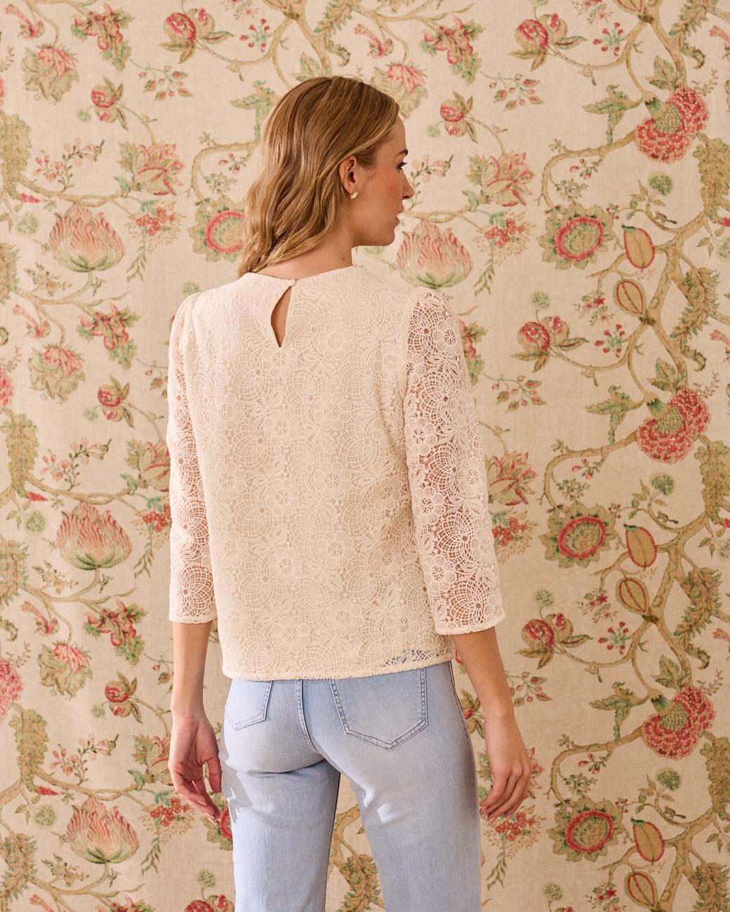 Blusa Troquelado Pau