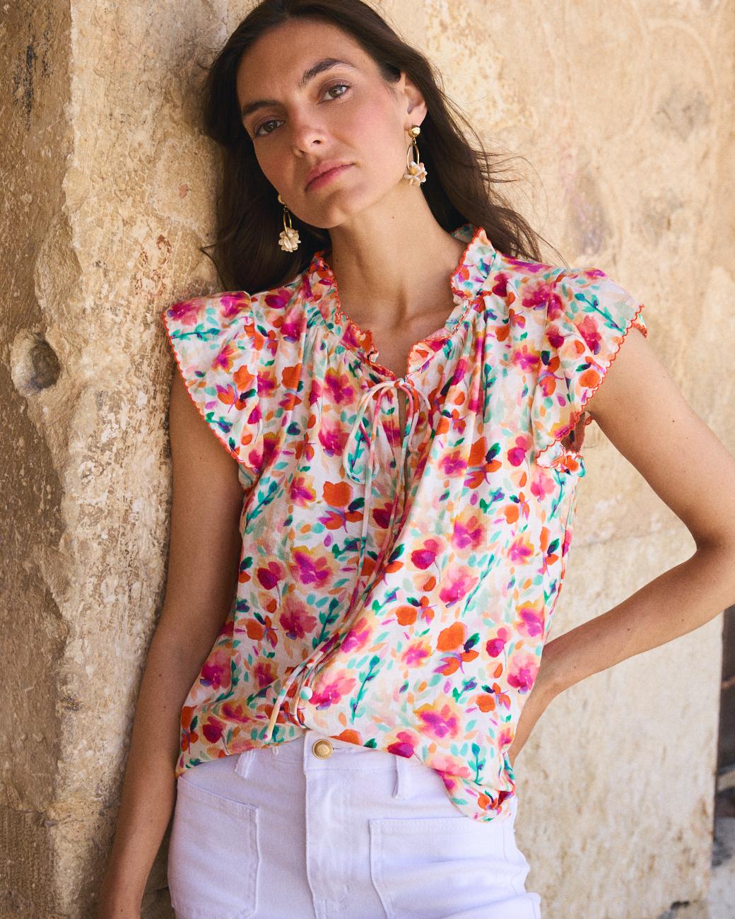 Camisa Flores Agustina