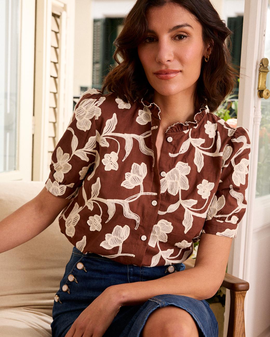 Blusa Bordado Merce