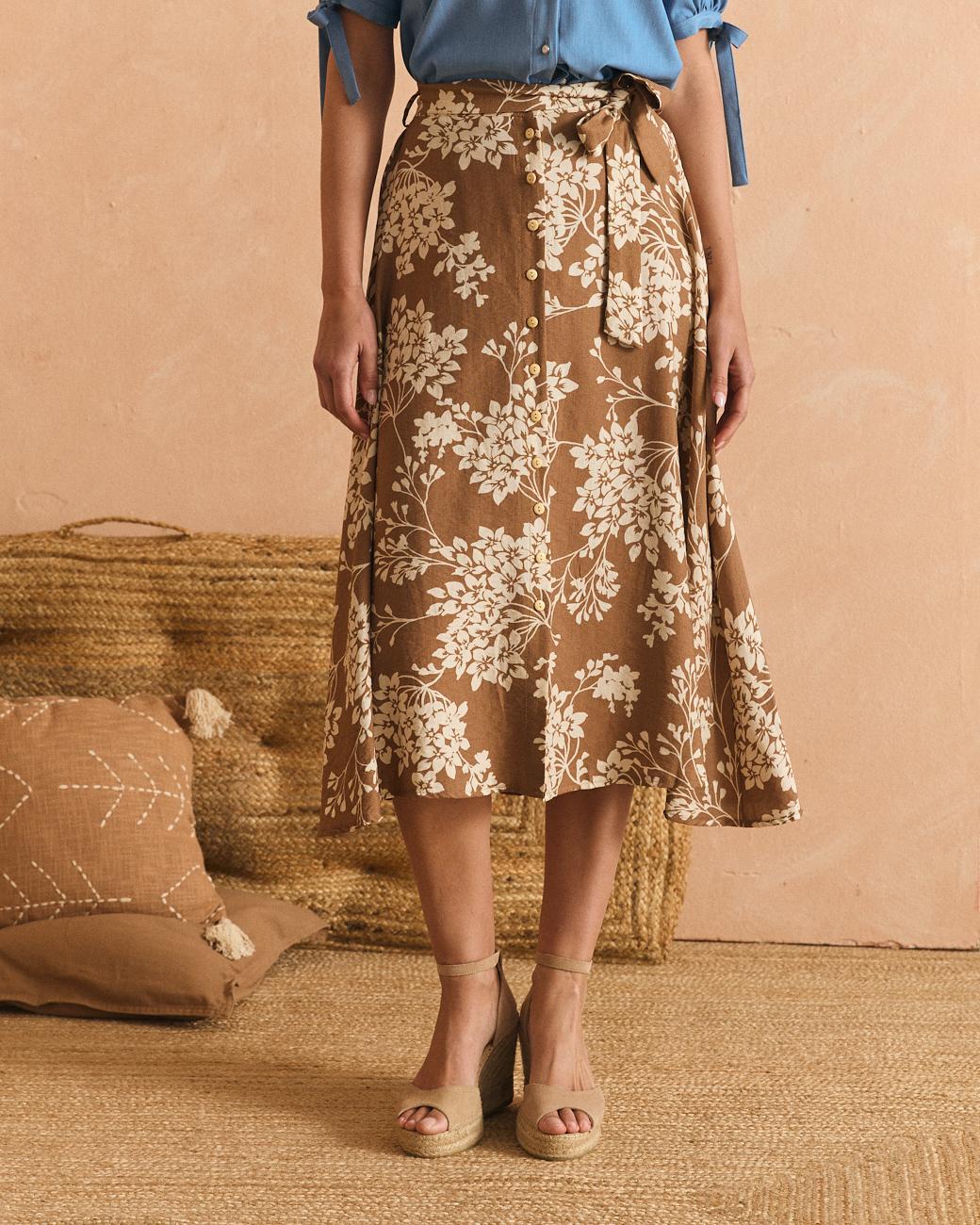 Falda Estampada Saray