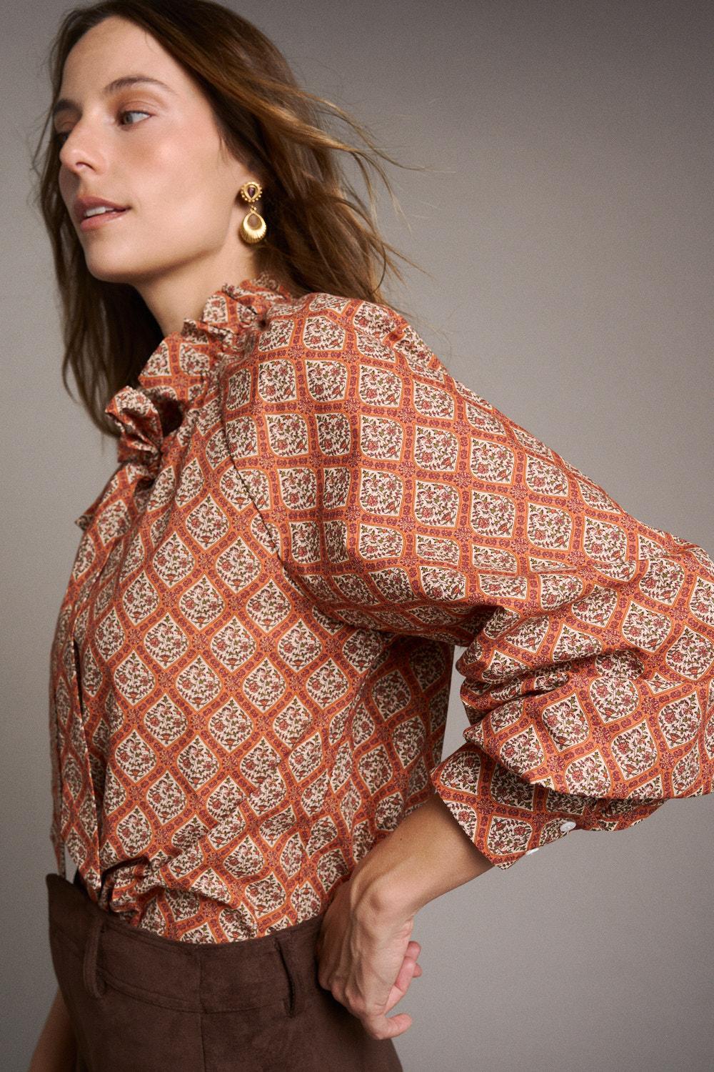 Blusa Lazada Estampado Floral