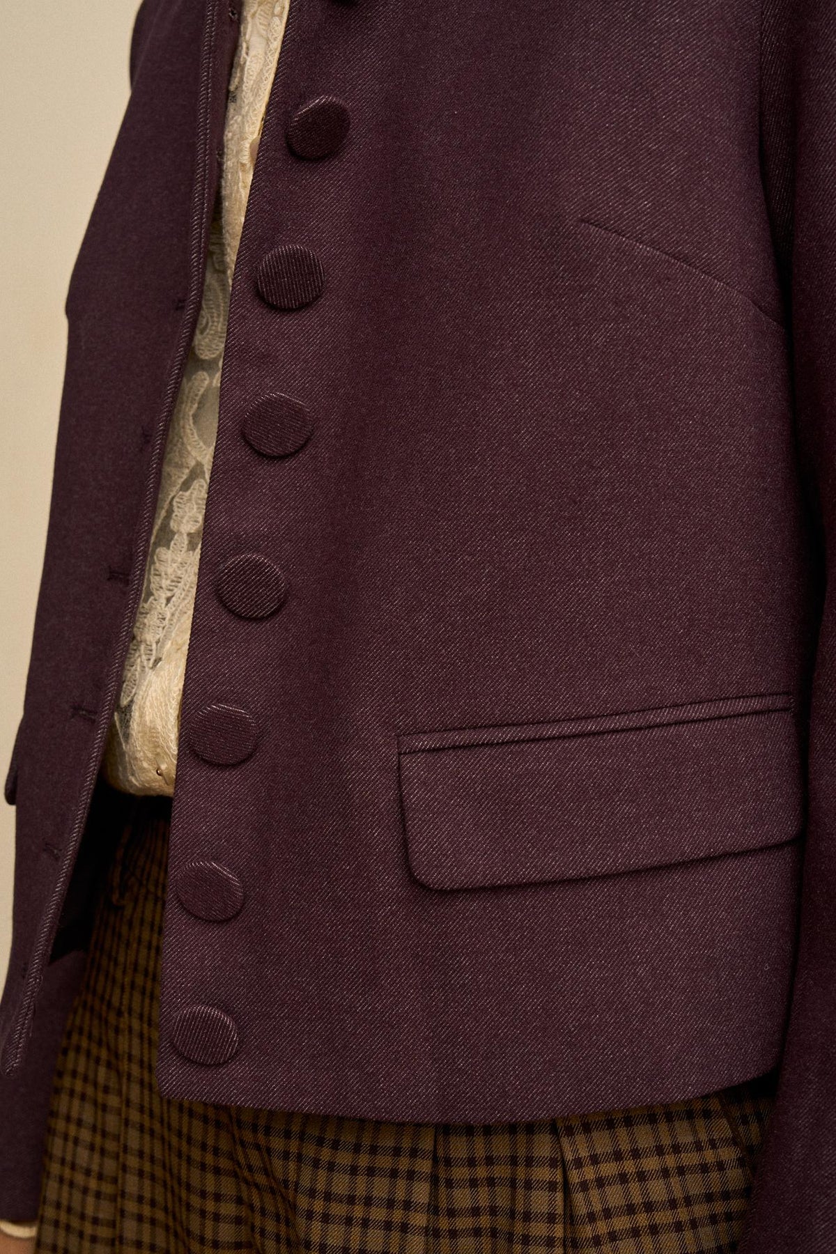 Chaqueta Cuello Redondo Esmée