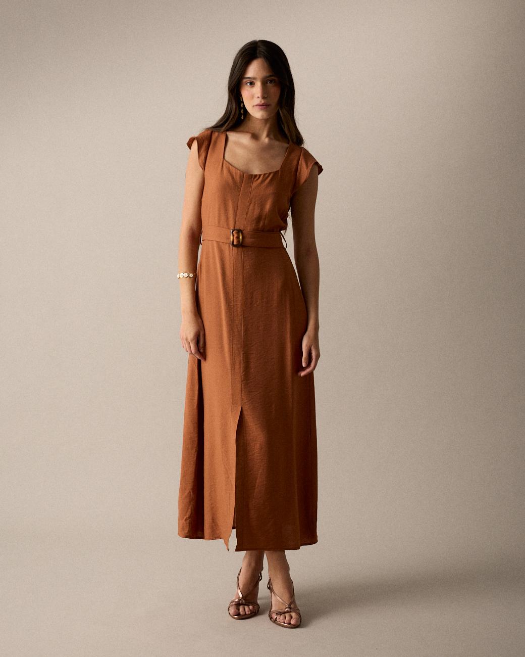 Vestido Marrón Lola