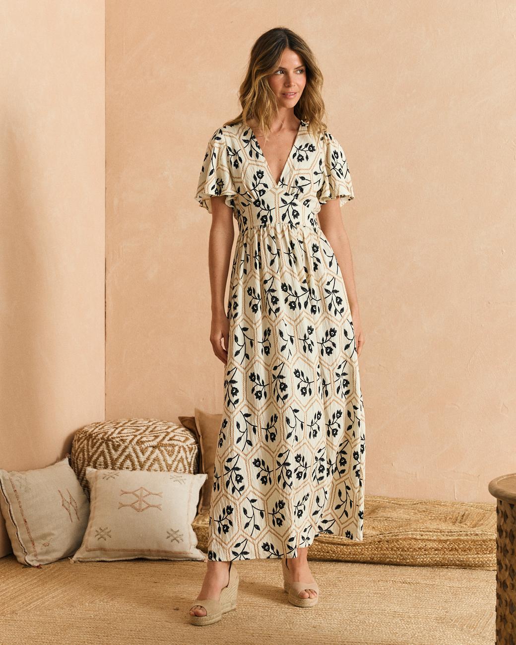 Vestido Beige Elsa
