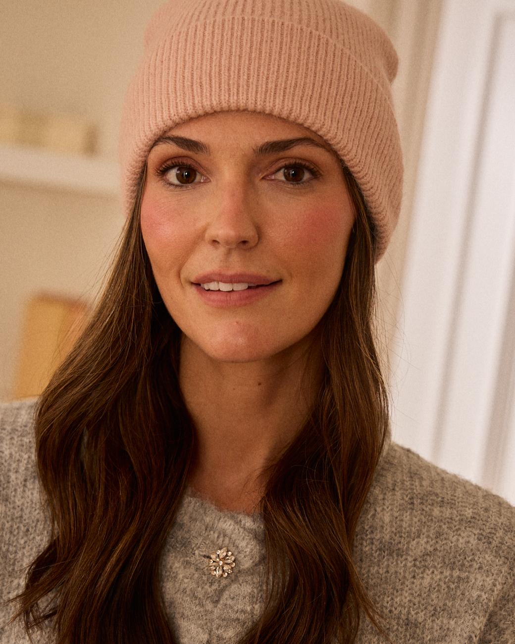 Gorro Lana Rosa