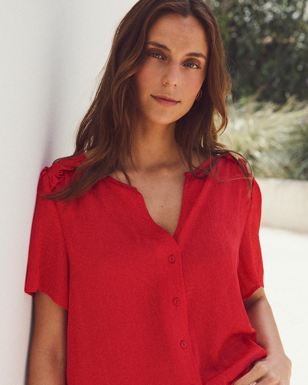 Blusa Roja Carmina