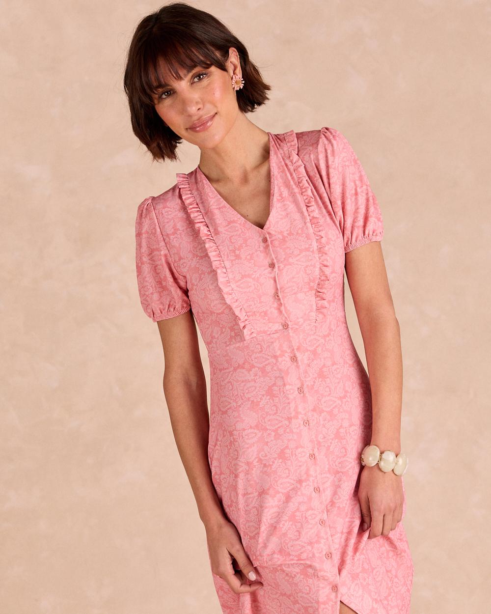 Vestido Largo Estampado Yssia