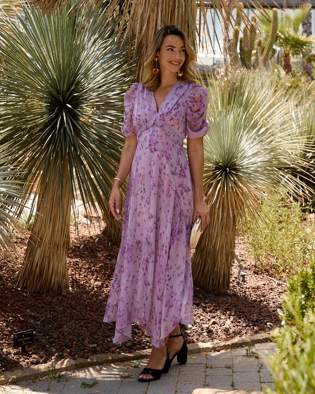 Vestido Largo Volani