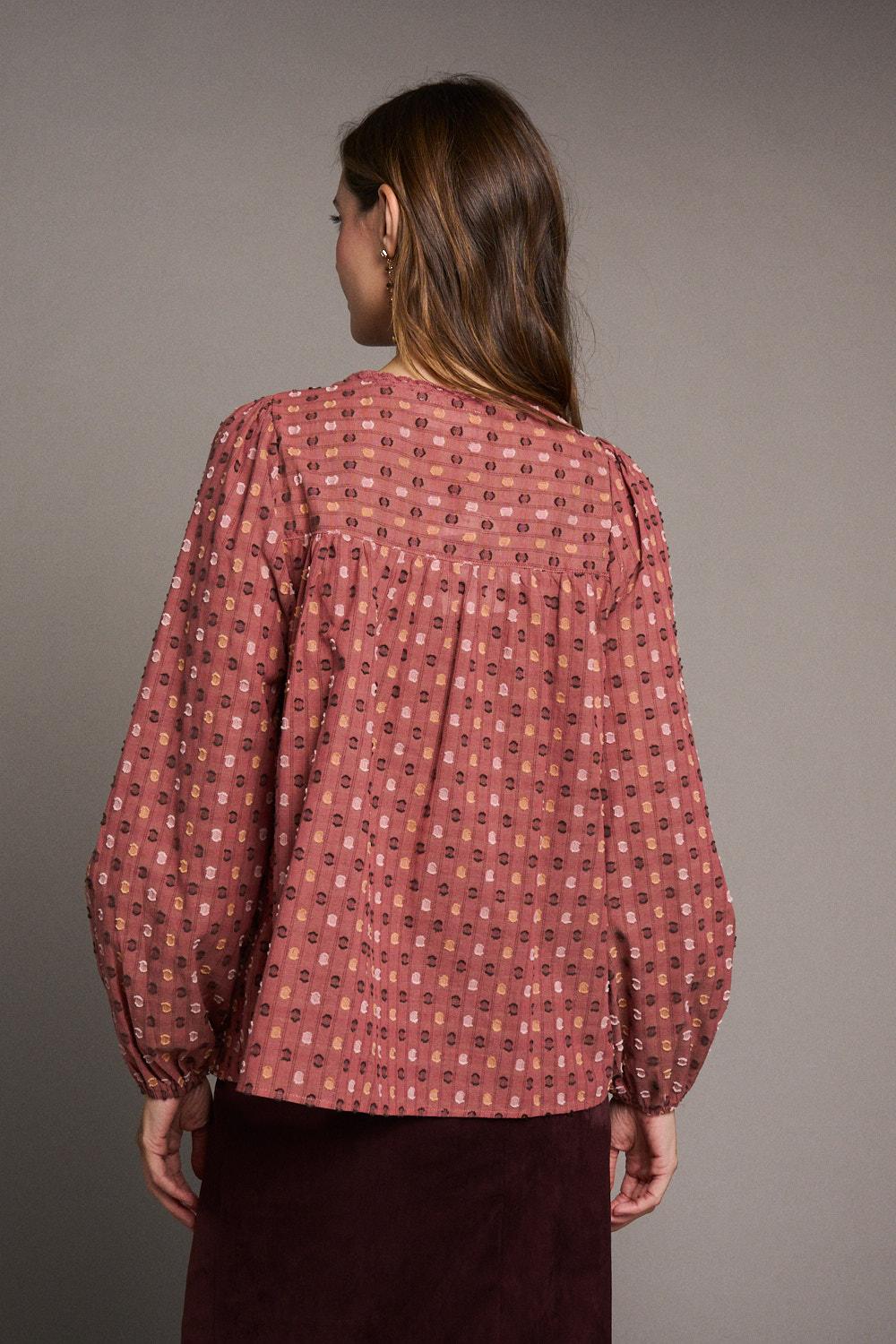 Blusa Pespunte Céleste