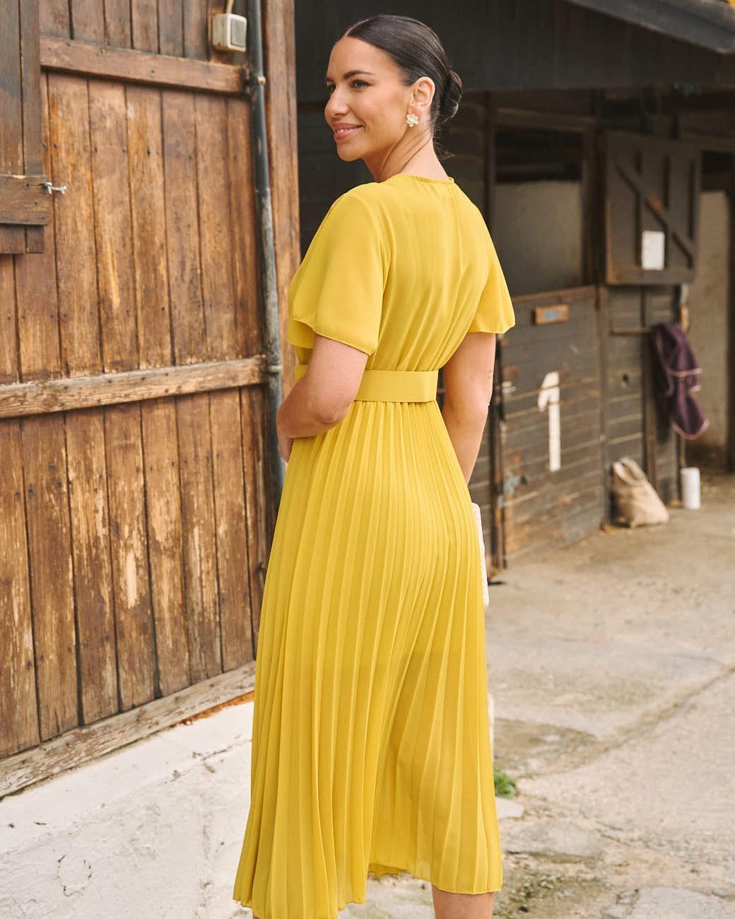 Vestido Plisado Elodi